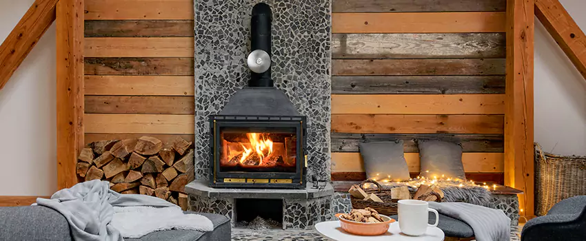 Thelin Hearth Products Direct Vent Gas Stove Fireplace Inspection in Salisbury, Maryland